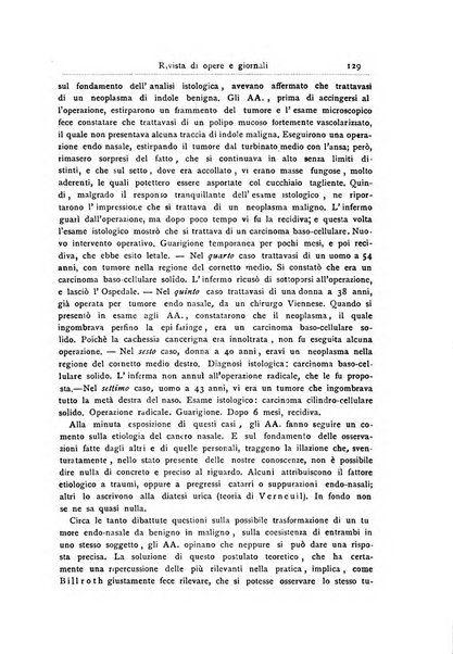 Archivii italiani di laringologia periodico trimestrale