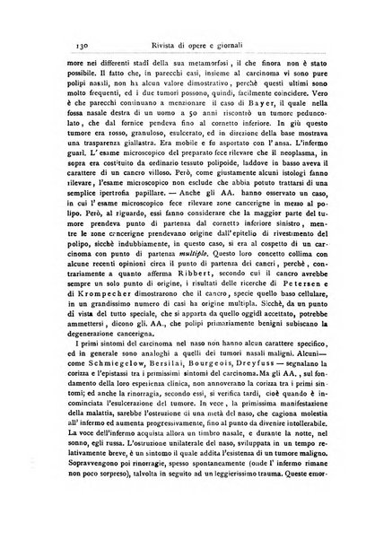 Archivii italiani di laringologia periodico trimestrale