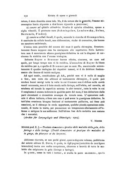 Archivii italiani di laringologia periodico trimestrale