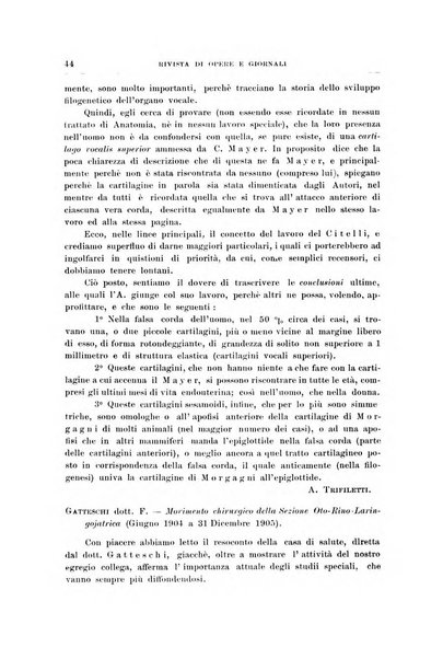 Archivii italiani di laringologia periodico trimestrale