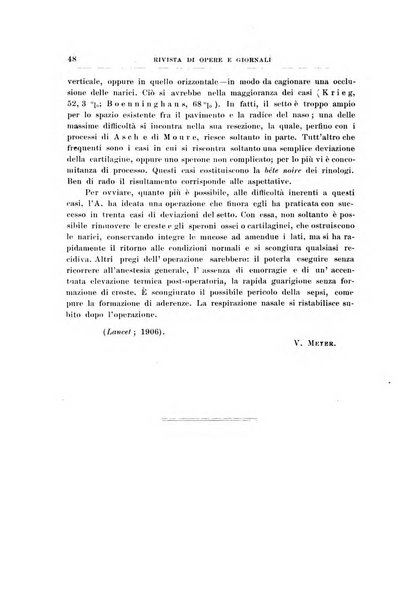 Archivii italiani di laringologia periodico trimestrale