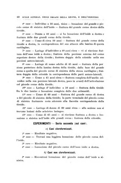 Archivii italiani di laringologia periodico trimestrale