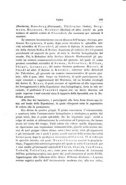 Archivii italiani di laringologia periodico trimestrale