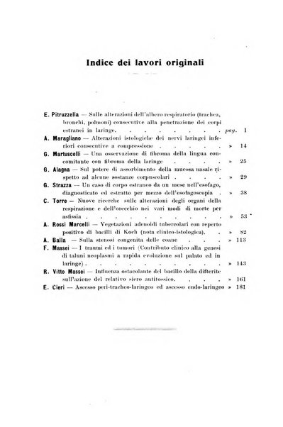 Archivii italiani di laringologia periodico trimestrale