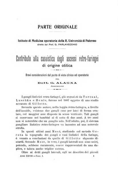 Archivii italiani di laringologia periodico trimestrale