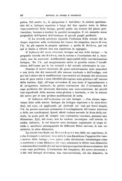 Archivii italiani di laringologia periodico trimestrale