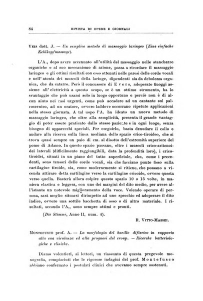 Archivii italiani di laringologia periodico trimestrale