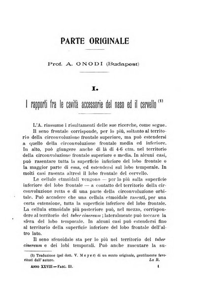 Archivii italiani di laringologia periodico trimestrale