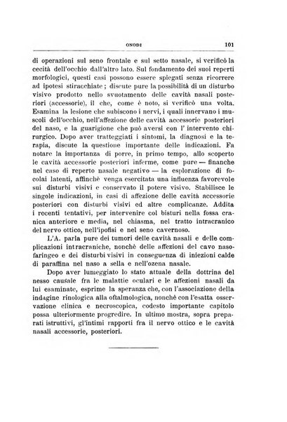 Archivii italiani di laringologia periodico trimestrale