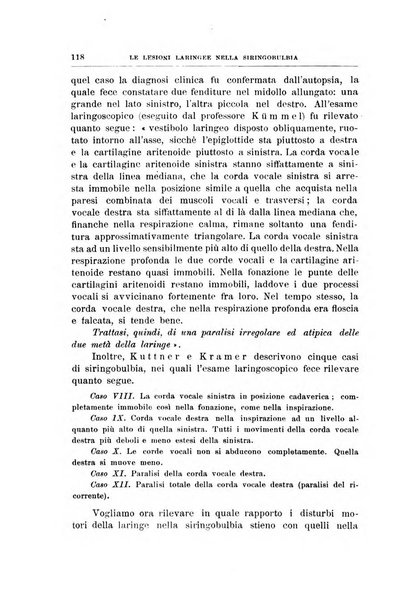 Archivii italiani di laringologia periodico trimestrale