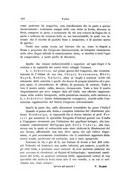 Archivii italiani di laringologia periodico trimestrale