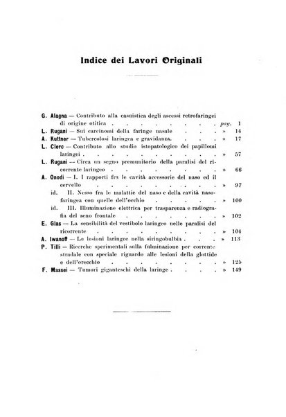 Archivii italiani di laringologia periodico trimestrale