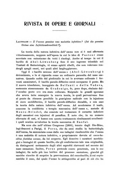 Archivii italiani di laringologia periodico trimestrale