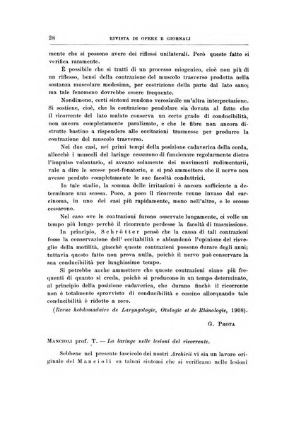 Archivii italiani di laringologia periodico trimestrale