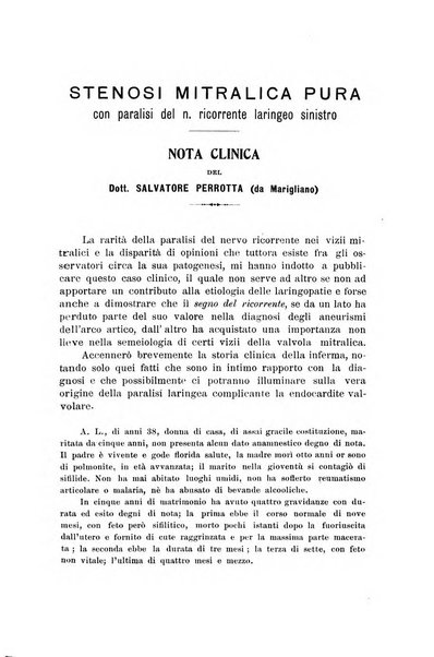 Archivii italiani di laringologia periodico trimestrale