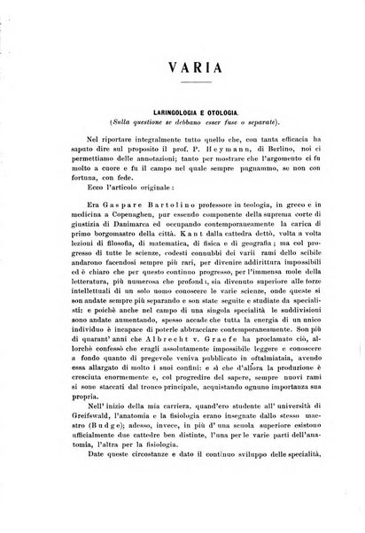 Archivii italiani di laringologia periodico trimestrale