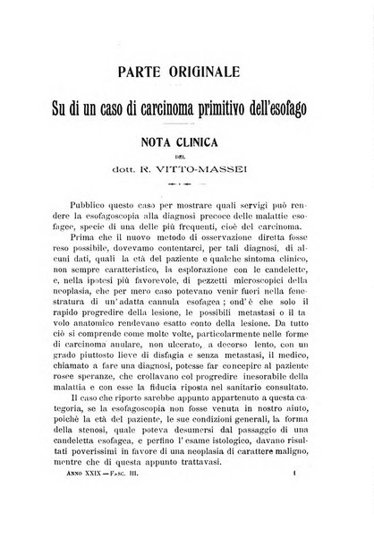 Archivii italiani di laringologia periodico trimestrale