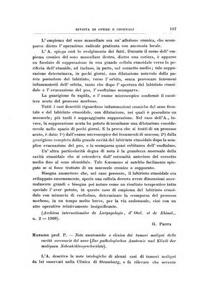 Archivii italiani di laringologia periodico trimestrale