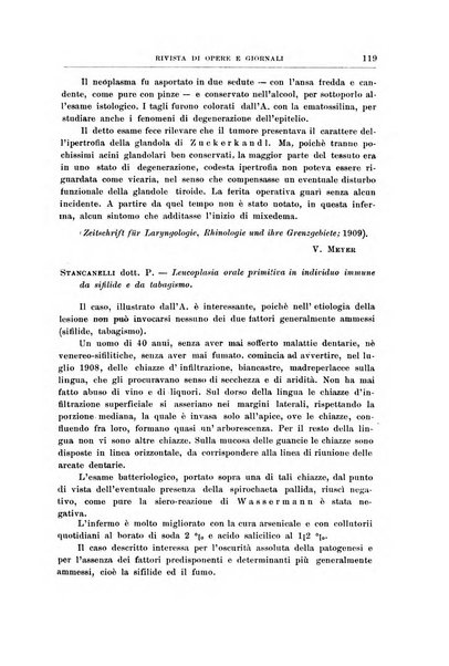 Archivii italiani di laringologia periodico trimestrale