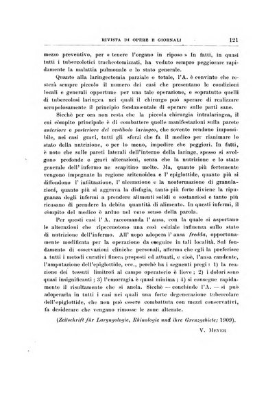 Archivii italiani di laringologia periodico trimestrale