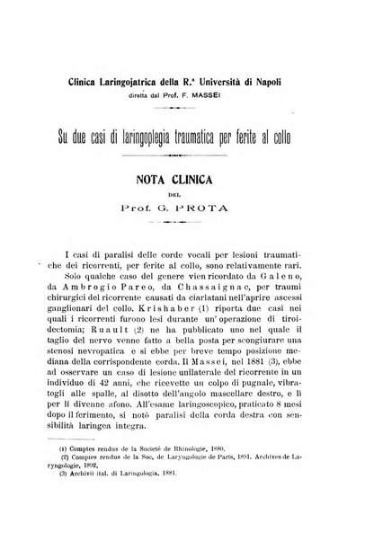 Archivii italiani di laringologia periodico trimestrale