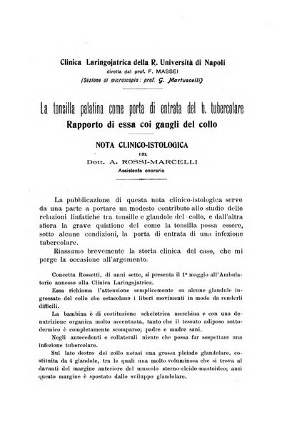 Archivii italiani di laringologia periodico trimestrale