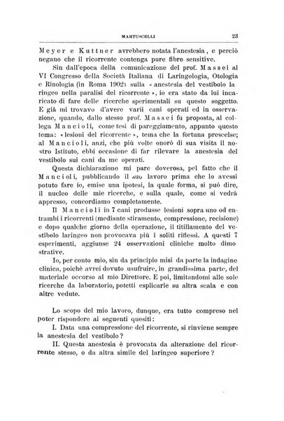 Archivii italiani di laringologia periodico trimestrale