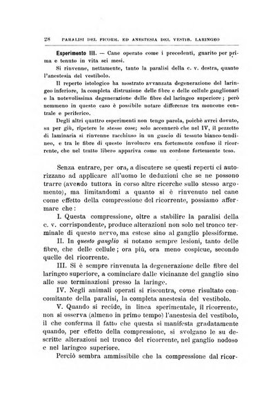 Archivii italiani di laringologia periodico trimestrale