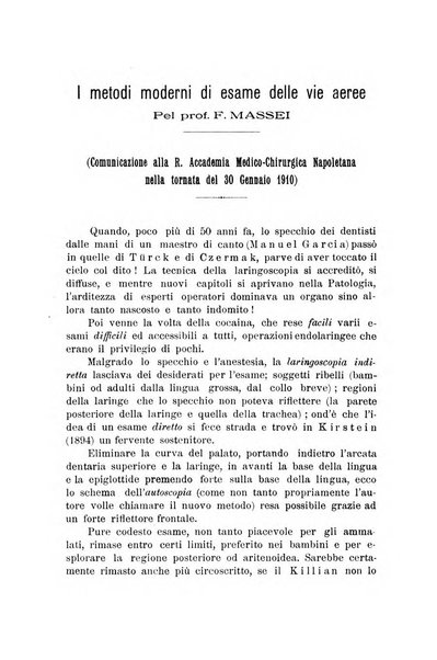 Archivii italiani di laringologia periodico trimestrale