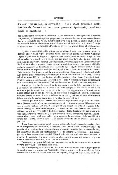 Archivii italiani di laringologia periodico trimestrale