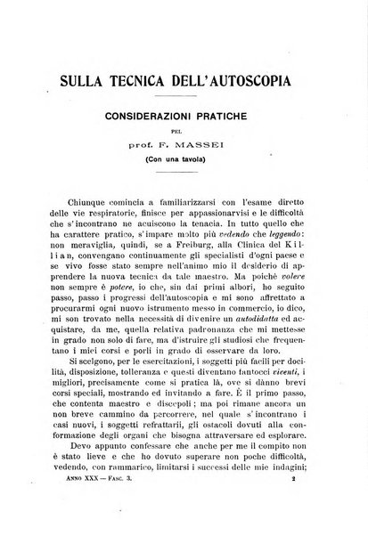 Archivii italiani di laringologia periodico trimestrale