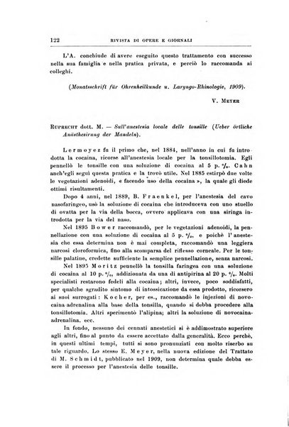 Archivii italiani di laringologia periodico trimestrale