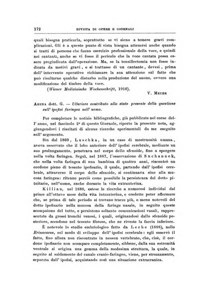 Archivii italiani di laringologia periodico trimestrale