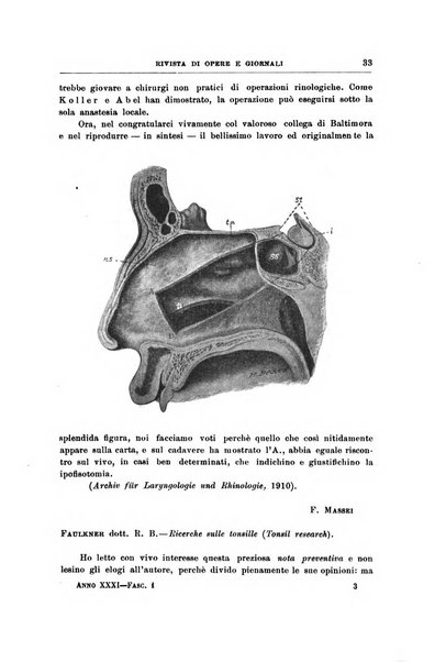 Archivii italiani di laringologia periodico trimestrale