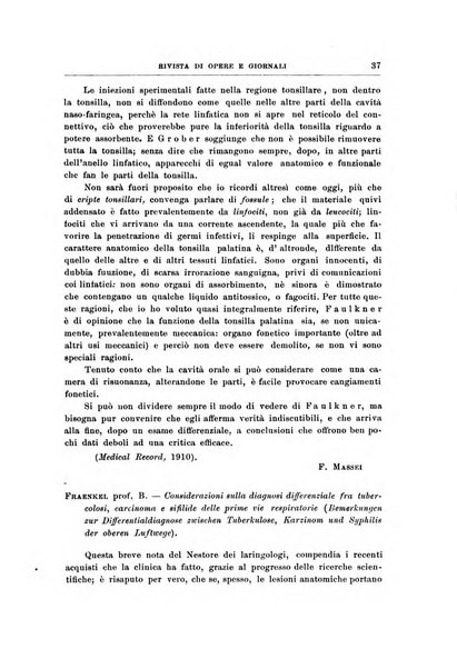 Archivii italiani di laringologia periodico trimestrale