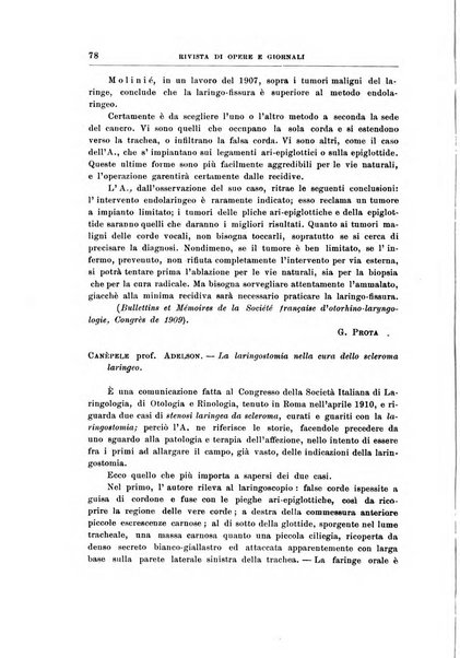 Archivii italiani di laringologia periodico trimestrale