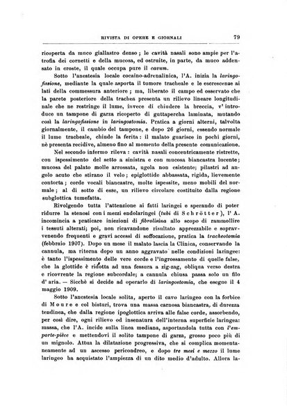 Archivii italiani di laringologia periodico trimestrale