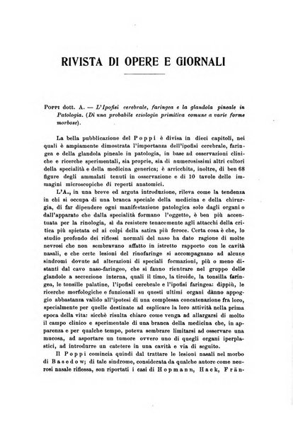 Archivii italiani di laringologia periodico trimestrale