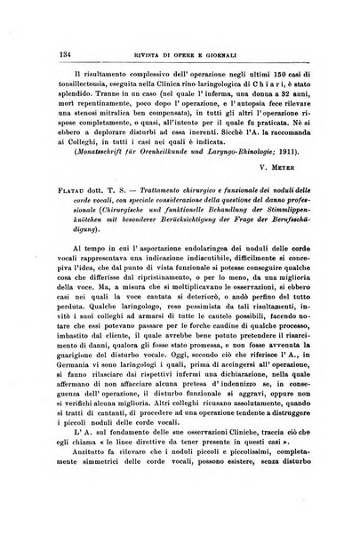 Archivii italiani di laringologia periodico trimestrale