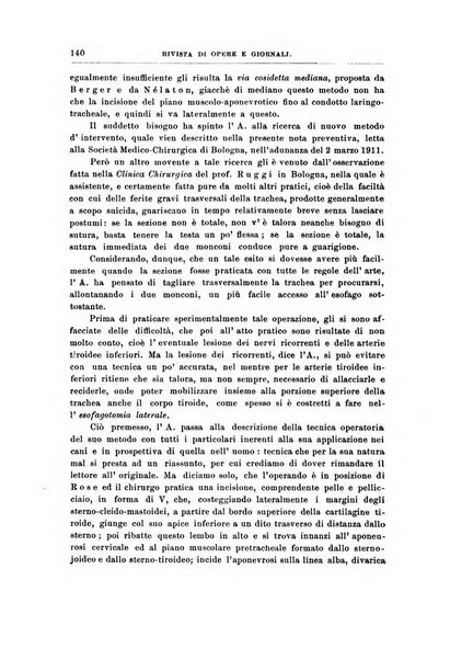 Archivii italiani di laringologia periodico trimestrale