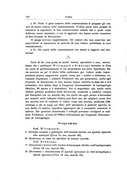 Archivii italiani di laringologia periodico trimestrale