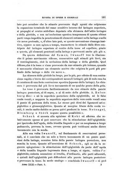 Archivii italiani di laringologia periodico trimestrale