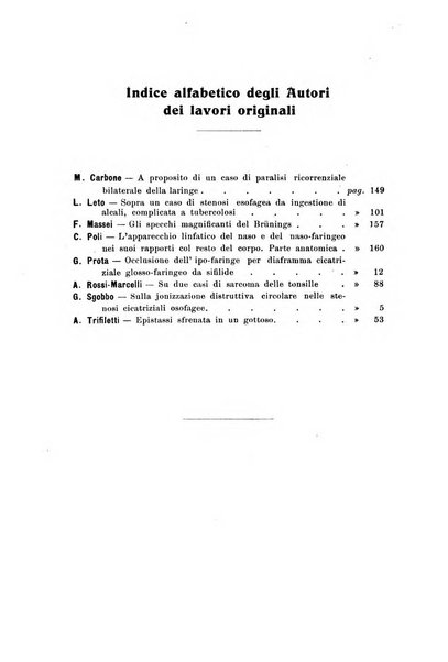 Archivii italiani di laringologia periodico trimestrale