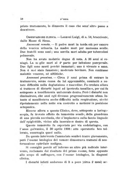 Archivii italiani di laringologia periodico trimestrale