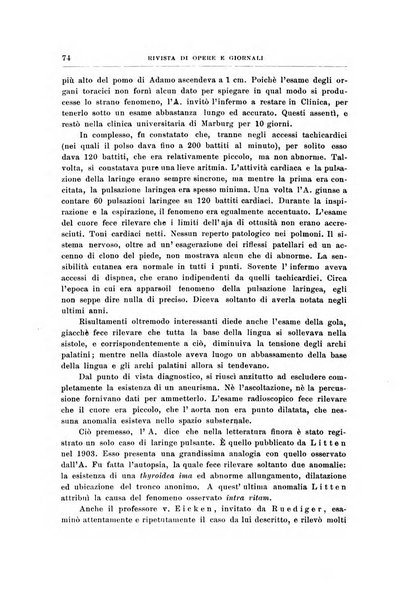 Archivii italiani di laringologia periodico trimestrale