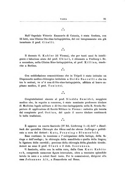 Archivii italiani di laringologia periodico trimestrale