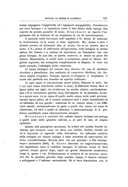 Archivii italiani di laringologia periodico trimestrale