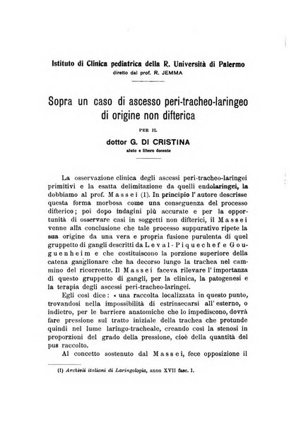 Archivii italiani di laringologia periodico trimestrale