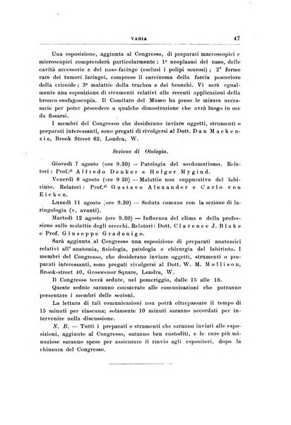 Archivii italiani di laringologia periodico trimestrale