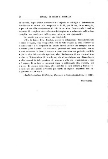 Archivii italiani di laringologia periodico trimestrale